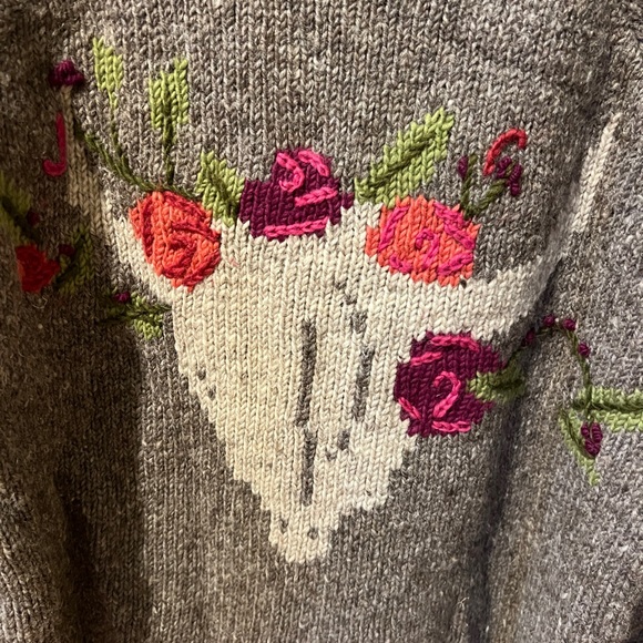 Cozy Sundance Lost Horizons Celia Rose Cardi Sweater, Hand-Knit Fleece Lined S/M - Picture 12 of 12